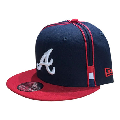 New Era Atlanta Braves Soutache 9FIFTY Snapback – Navy/Red
