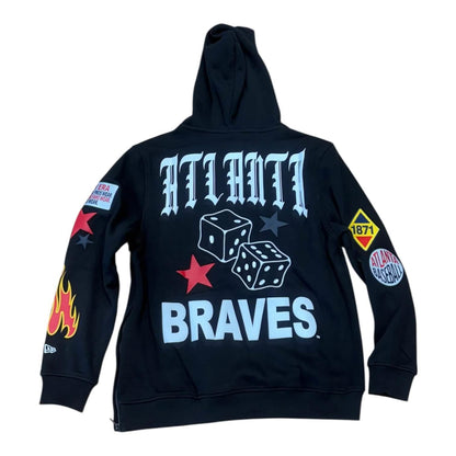 New Era Atlanta Braves UpThre Sweatsuit from On Time Fashions – Sweatsuit by New Era, Birmingham AL’s 1 fashion store and premier destination for streetwear, suits, kids fashion, and big & tall