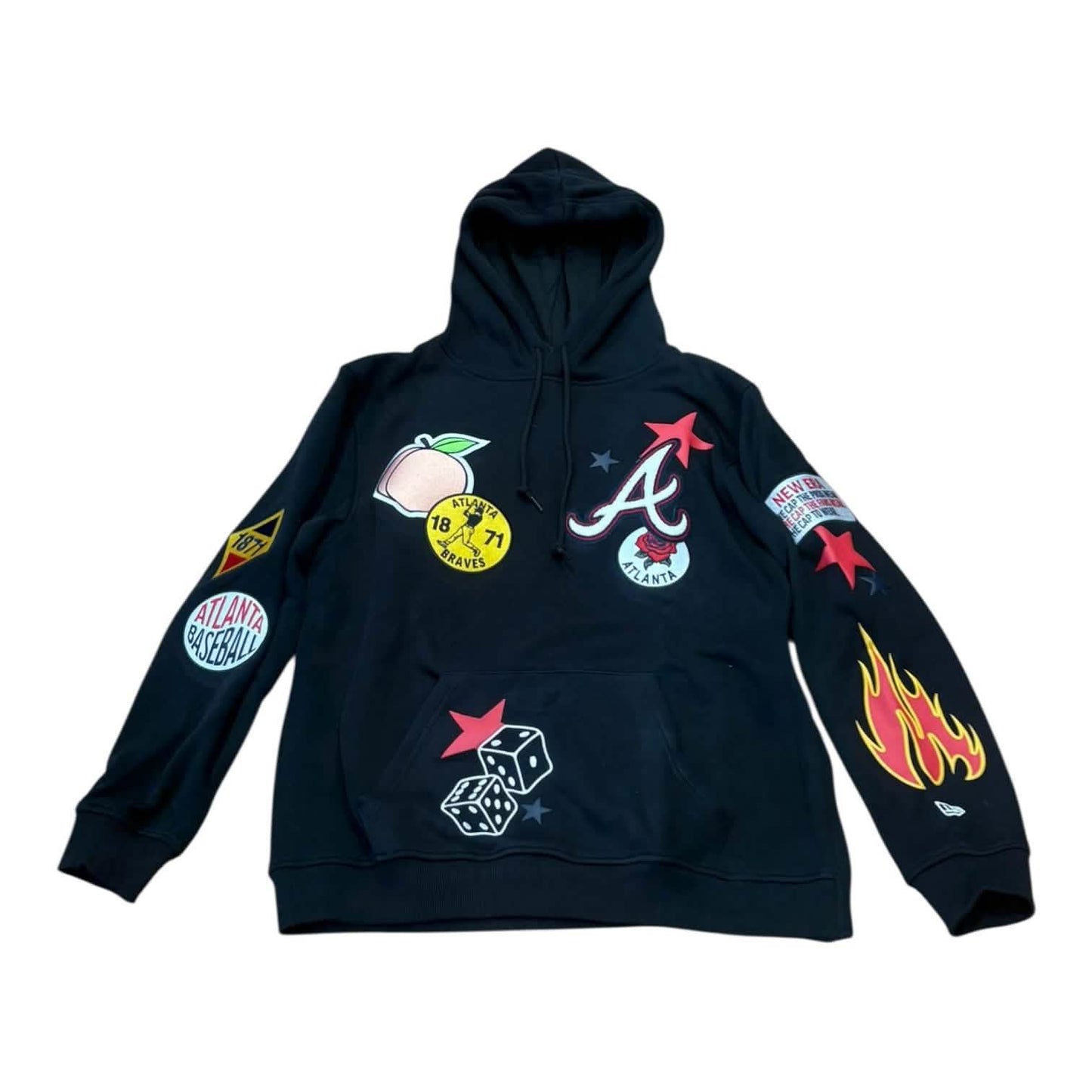 New Era Atlanta Braves UpThre Sweatsuit from On Time Fashions – Sweatsuit by New Era, Birmingham AL’s 1 fashion store and premier destination for streetwear, suits, kids fashion, and big & tall