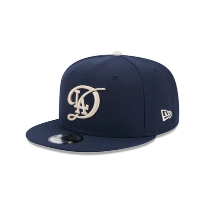 Los Angeles Dodgers 2024 City Connect 9FIFTY snapback in navy