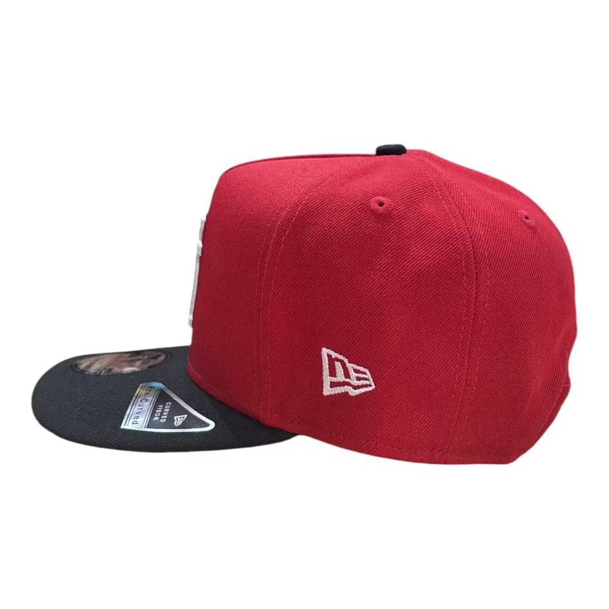 New Era Los Angeles Dodgers Upside Down 2-Tone 9FIFTY A-Frame Snapback – Red/Black