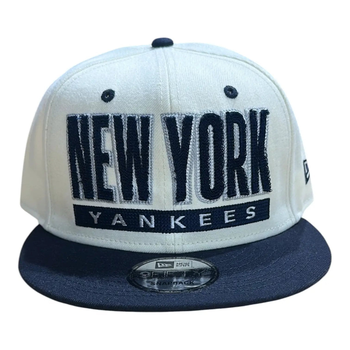 New Era New York Yankees Classic 9FIFTY Snapback – Cream/Navy