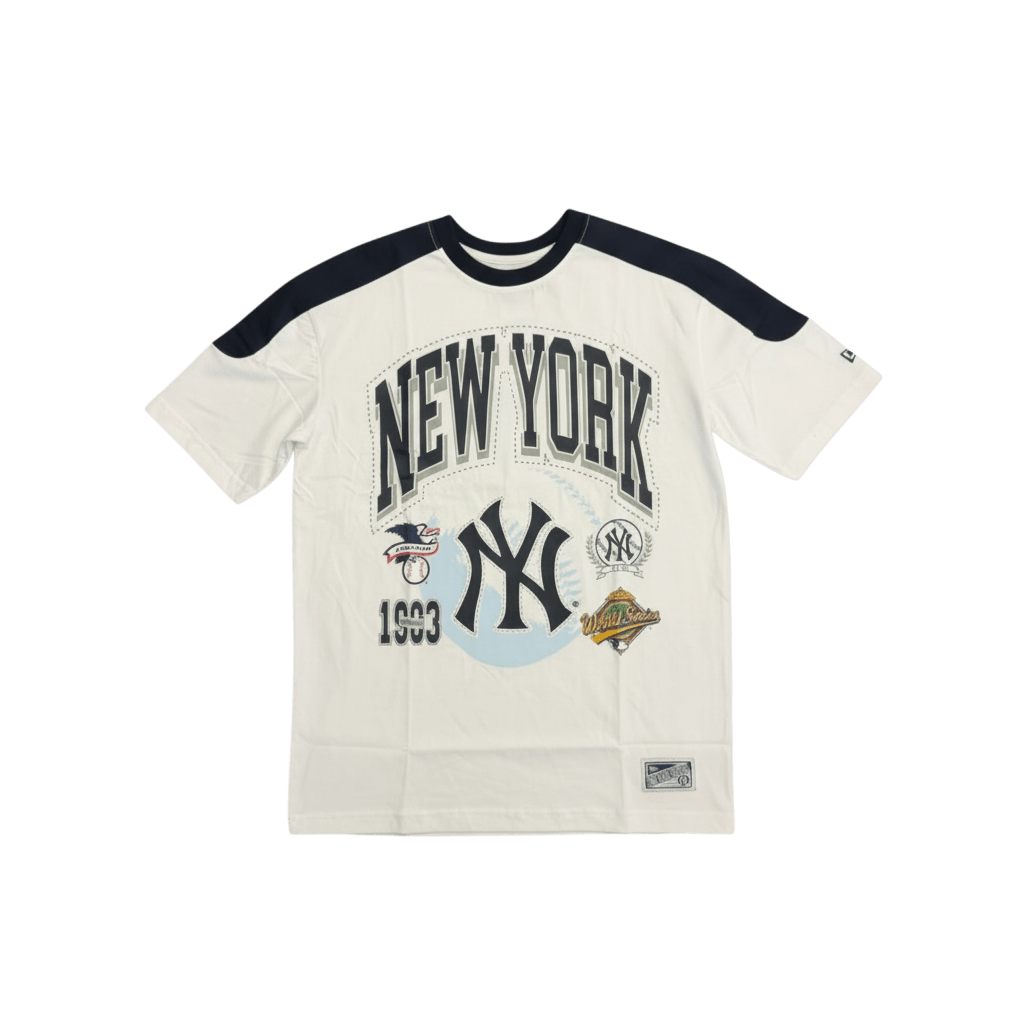 New Era New York Yankees Sport Classics World Series Champions T-Shirt from On Time Fashions – Tee by New Era, Birmingham AL’s 1 fashion store and premier destination for streetwear, suits, kids fashion, and big & tall