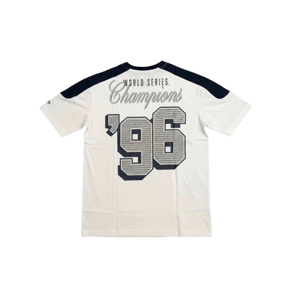 New Era New York Yankees Sport Classics World Series Champions T-Shirt from On Time Fashions – Tee by New Era, Birmingham AL’s 1 fashion store and premier destination for streetwear, suits, kids fashion, and big & tall