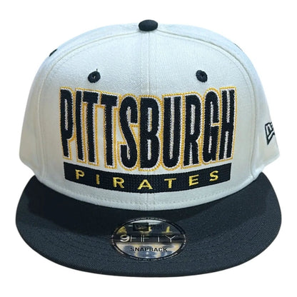 New Era Pittsburgh Pirates Classic 9FIFTY Snapback – Cream/Black