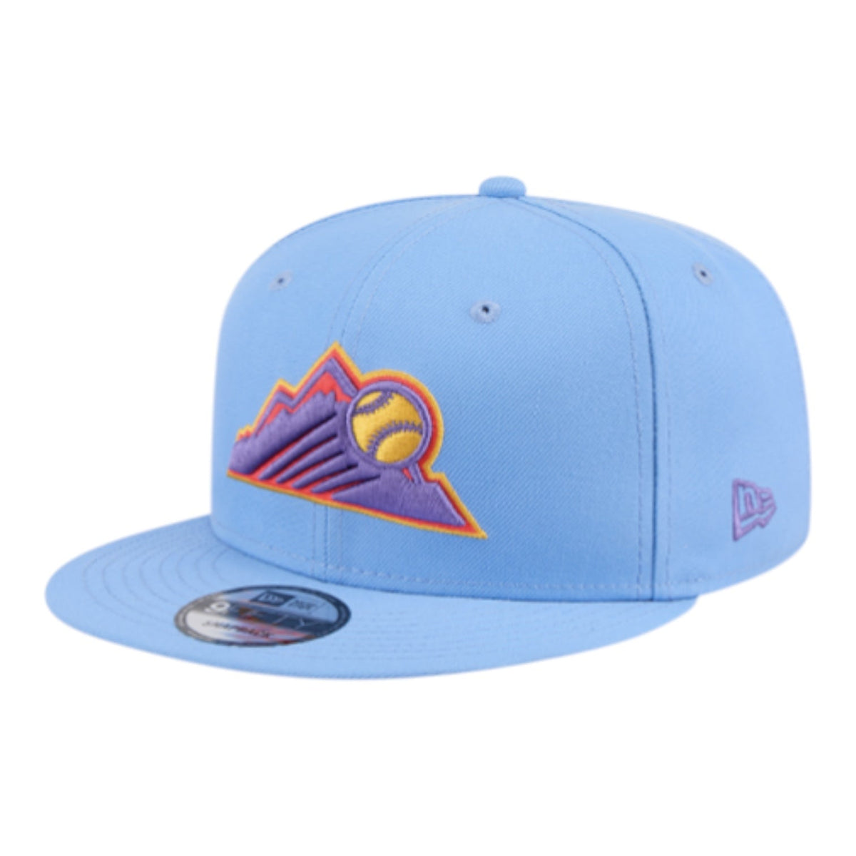 New Era Colorado Rockies City Connect 9FIFTY snapback in Blue with embroidered mountain and baseball logo