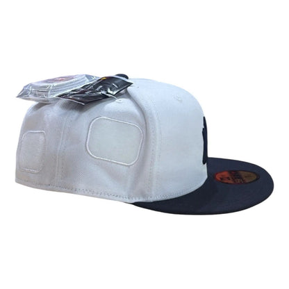 New Era Yankees F2 Injection 59FIFTY fitted hat 60968032 White/Navy alternate side with patch packet