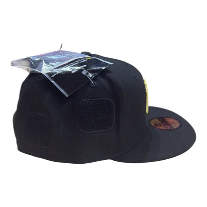 New Era Yankees F2 Injection 59FIFTY fitted hat 60968033 Black/Gold alternate side with patch packet