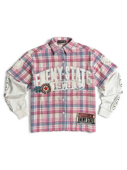 NME Enemy State Flannel by NME