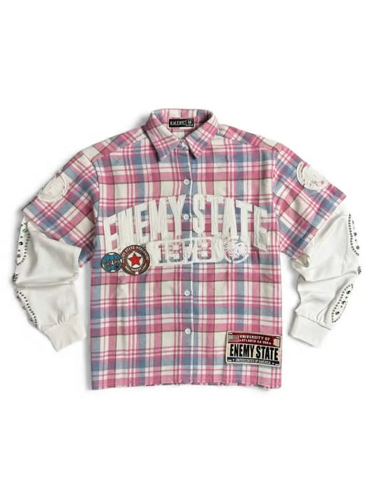 NME Enemy State Flannel by NME
