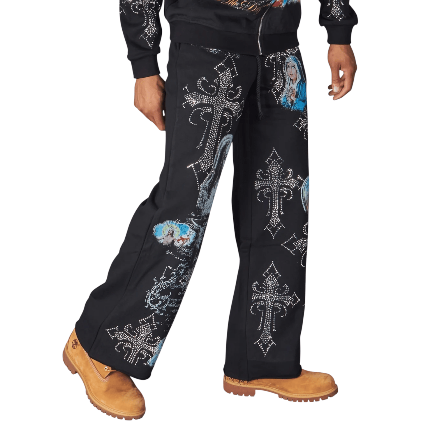 NME NYC Holy Saint Jogger Set from On Time Fashions – Streetwear Pants Set by Foreign Brands Inc, Birmingham AL’s 1 fashion store and premier destination for streetwear, suits, kids fashion, and big & tall