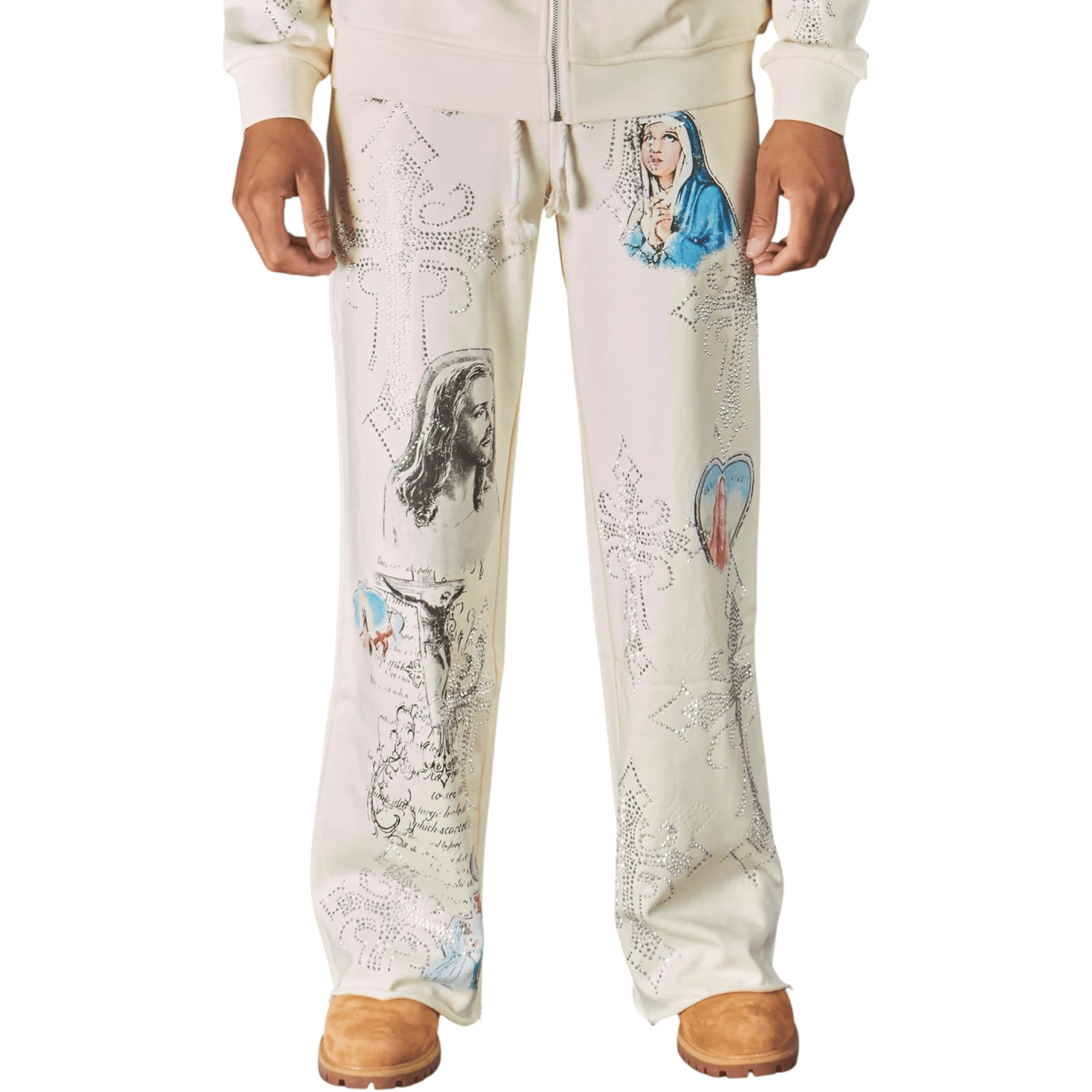 NME NYC Holy Saint Jogger Set from On Time Fashions – Streetwear Pants Set by Foreign Brands Inc, Birmingham AL’s 1 fashion store and premier destination for streetwear, suits, kids fashion, and big & tall