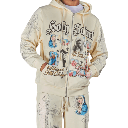 NME NYC Holy Saint Jogger Set from On Time Fashions – Streetwear Pants Set by Foreign Brands Inc, Birmingham AL’s 1 fashion store and premier destination for streetwear, suits, kids fashion, and big & tall