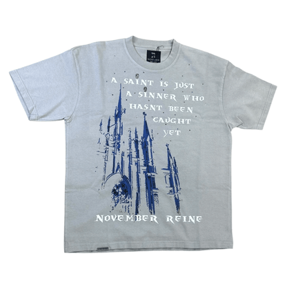 November Reine A Saint Is A Sinner from On Time Fashions – Tee by November Reine, Birmingham AL’s 1 fashion store and premier destination for streetwear, suits, kids fashion, and big & tall