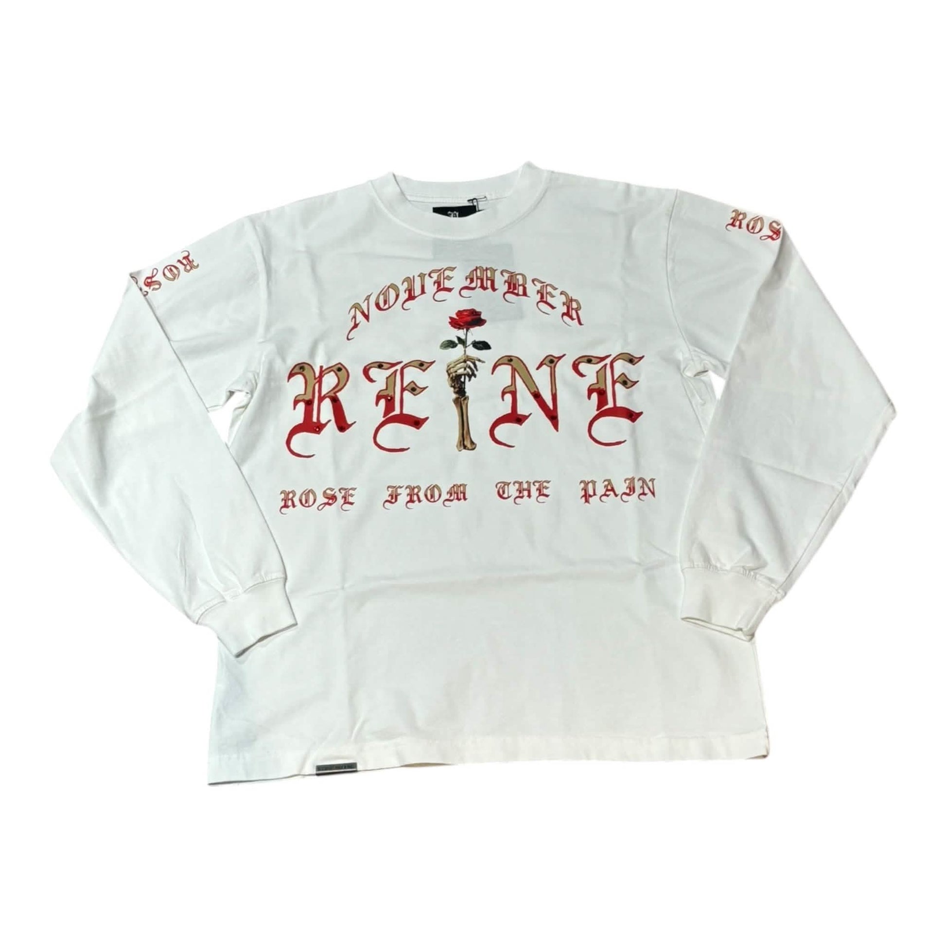 November Rose From the Pain LS Tee from On Time Fashions – T-shirts by November Reine, Birmingham AL’s 1 fashion store and premier destination for streetwear, suits, kids fashion, and big & tall