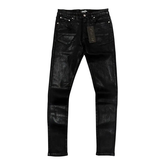 Oath Lucid Wax Black Jeans by Oath