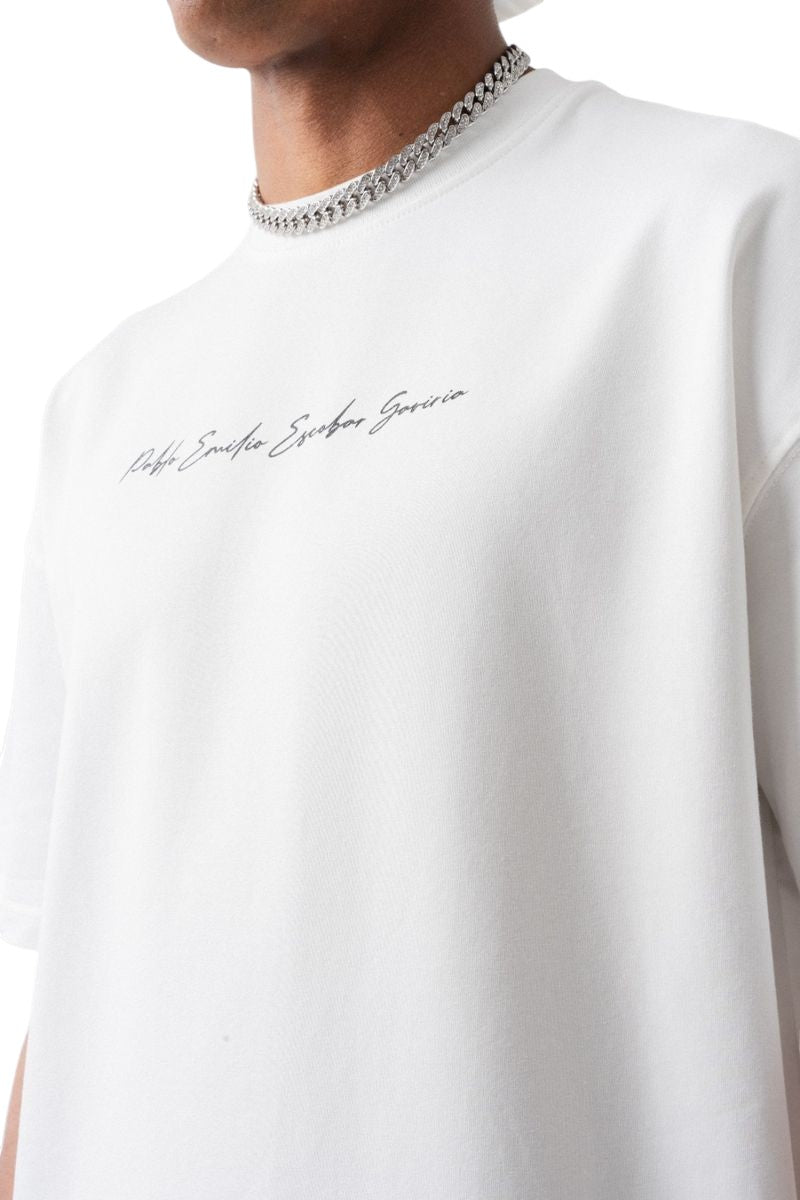 On Time Fashions white cotton tee with