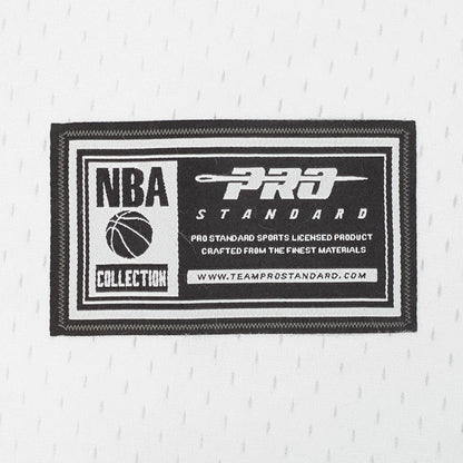 On Time Fashions Pro Standard Chicago Bulls Letterman Jersey label with NBA Collection logo and website.