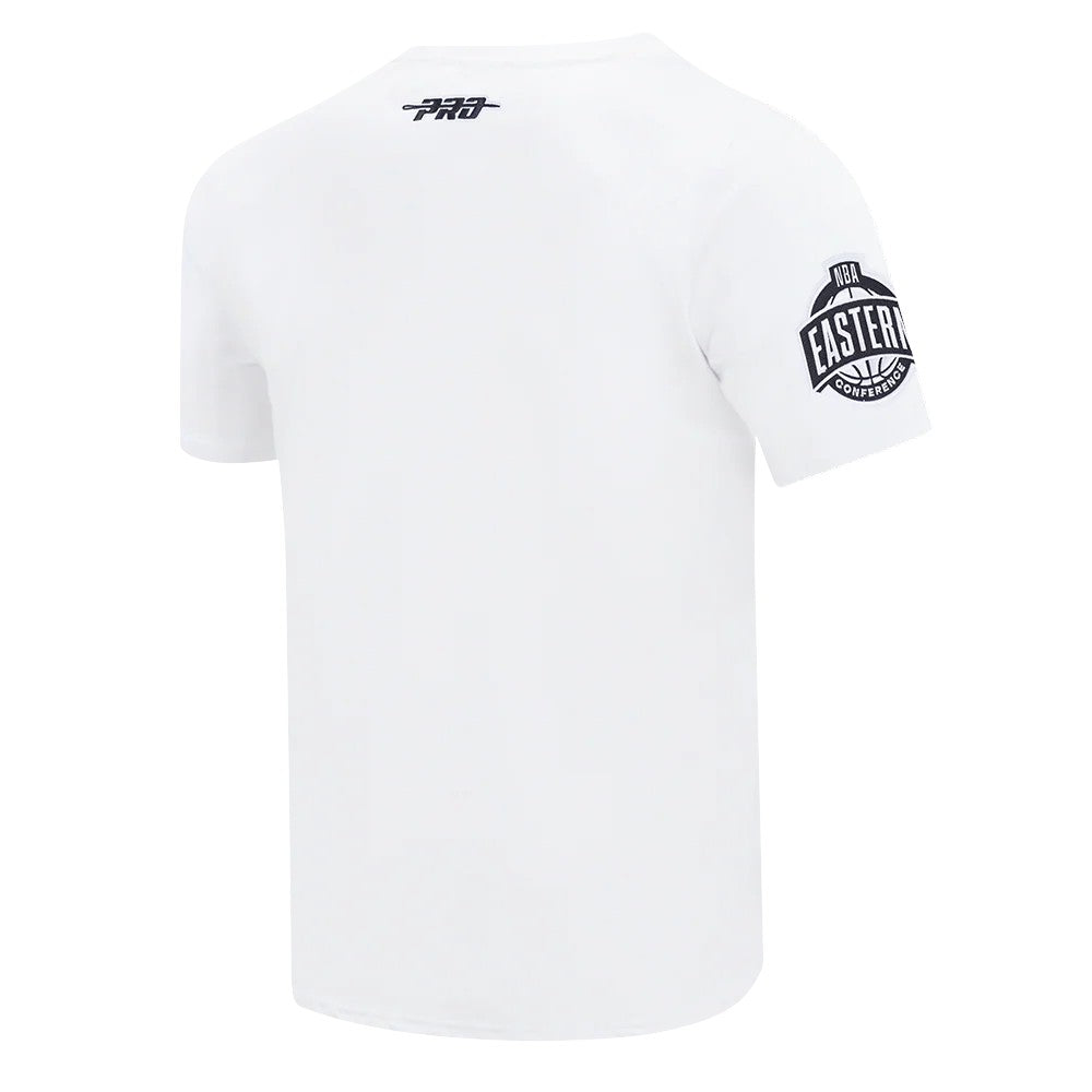 On Time Fashions white cotton t-shirt with NBA Eastern Conference logo on sleeve and PRO logo on back.