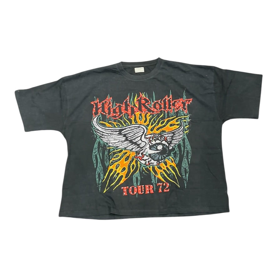 FWRD Eyeball Crop Fit Tee in Black
