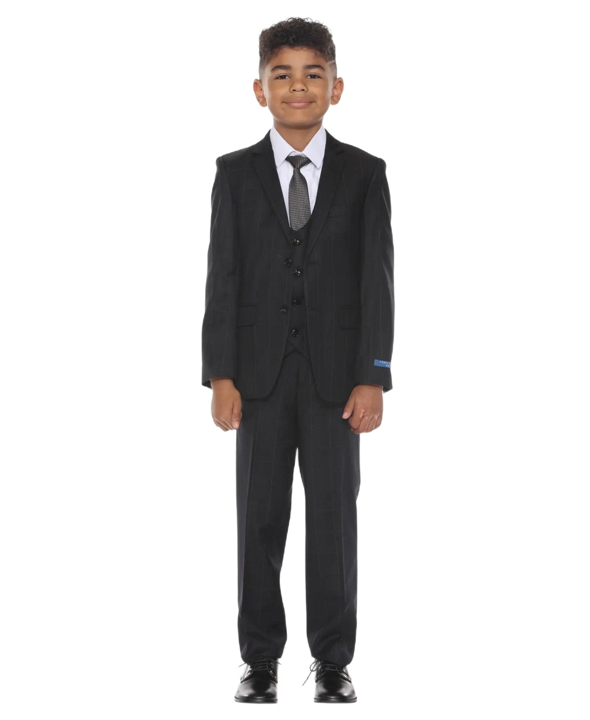 Perry Ellis Boy's 5pc Windowpane Suit by Perry Ellis