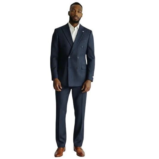 Stacy Adams Double Breasted Modern Fit Suit – S100656 by Stacy Adams