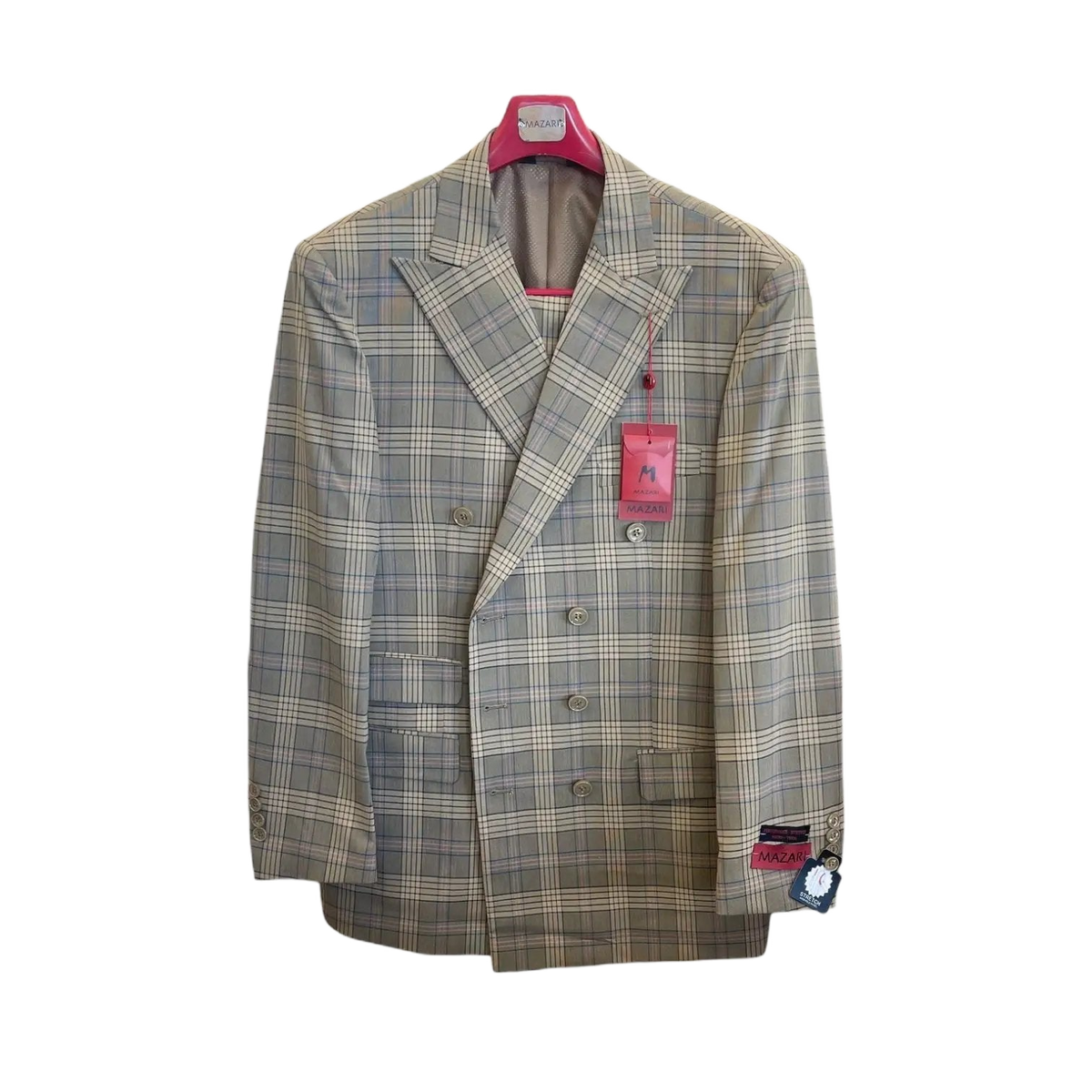 Mazari Double Breast Modern Suit – 2452 by Mazari
