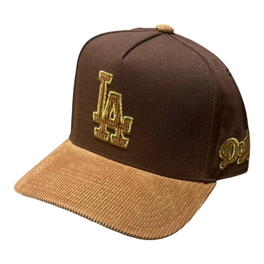 Mitchell & Ness LA Dodgers Caramel Cord Pro Snapback by Mitchell & Ness