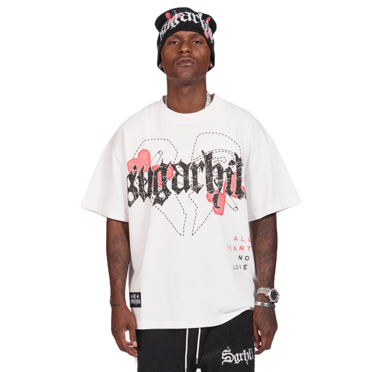Sugarhill Loverboy T-Shirt - White, front on model