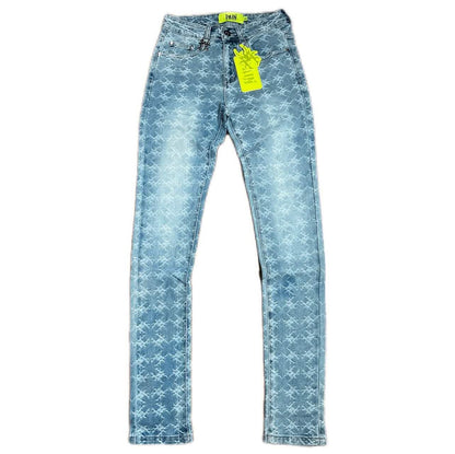 Pain Lab Laser Distressed Skinny Denim from On Time Fashions â€“ by On Time Fashions Birmingham, Birmingham ALâ€™s 1 fashion store and premier destination for streetwear, suits, kids fashion, and big & tall