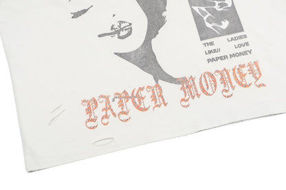 Paper Money "Ladies" Cutoff from On Time Fashions – T-shirt by Paper Money, Birmingham AL’s 1 fashion store and premier destination for streetwear, suits, kids fashion, and big & tall