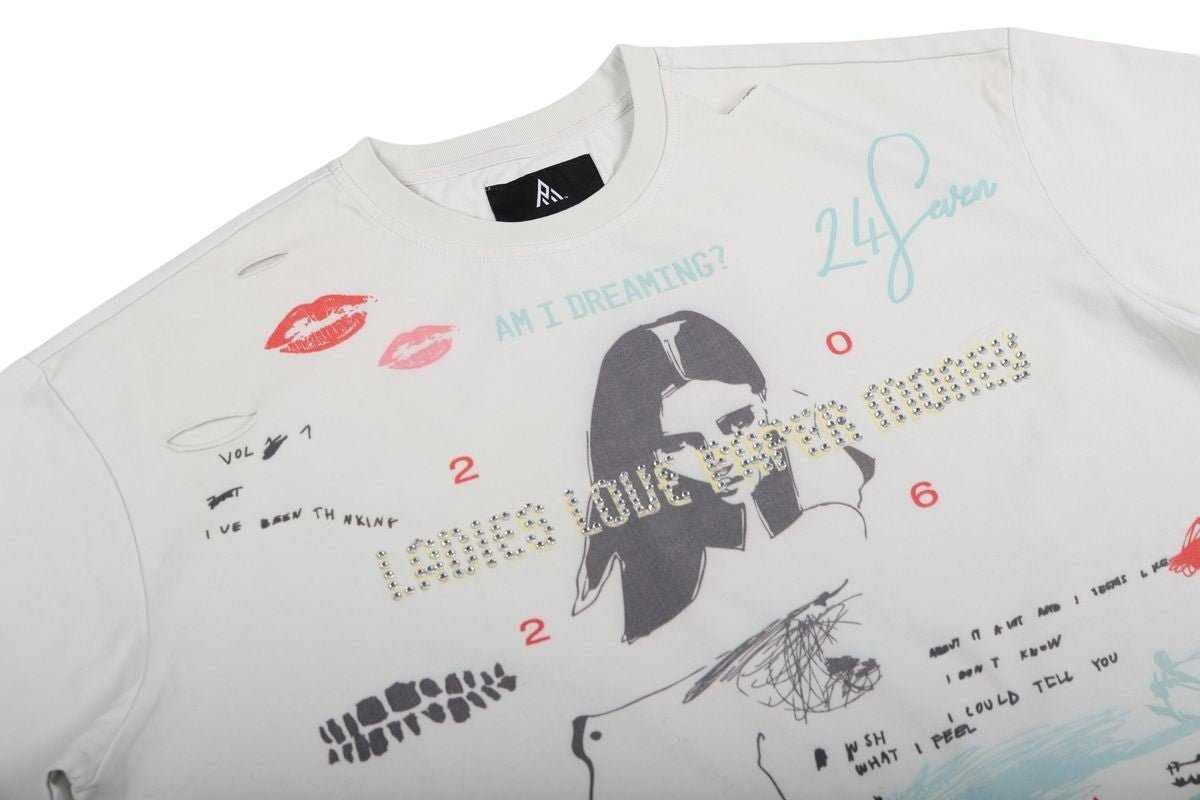 Paper Money Love Letter Tee from On Time Fashions – T-shirt by Paper Money, Birmingham AL’s 1 fashion store and premier destination for streetwear, suits, kids fashion, and big & tall