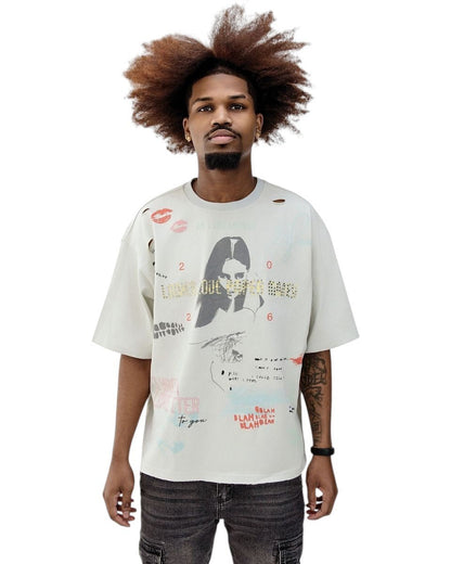 Paper Money Love Letter Tee from On Time Fashions – T-shirt by Paper Money, Birmingham AL’s 1 fashion store and premier destination for streetwear, suits, kids fashion, and big & tall