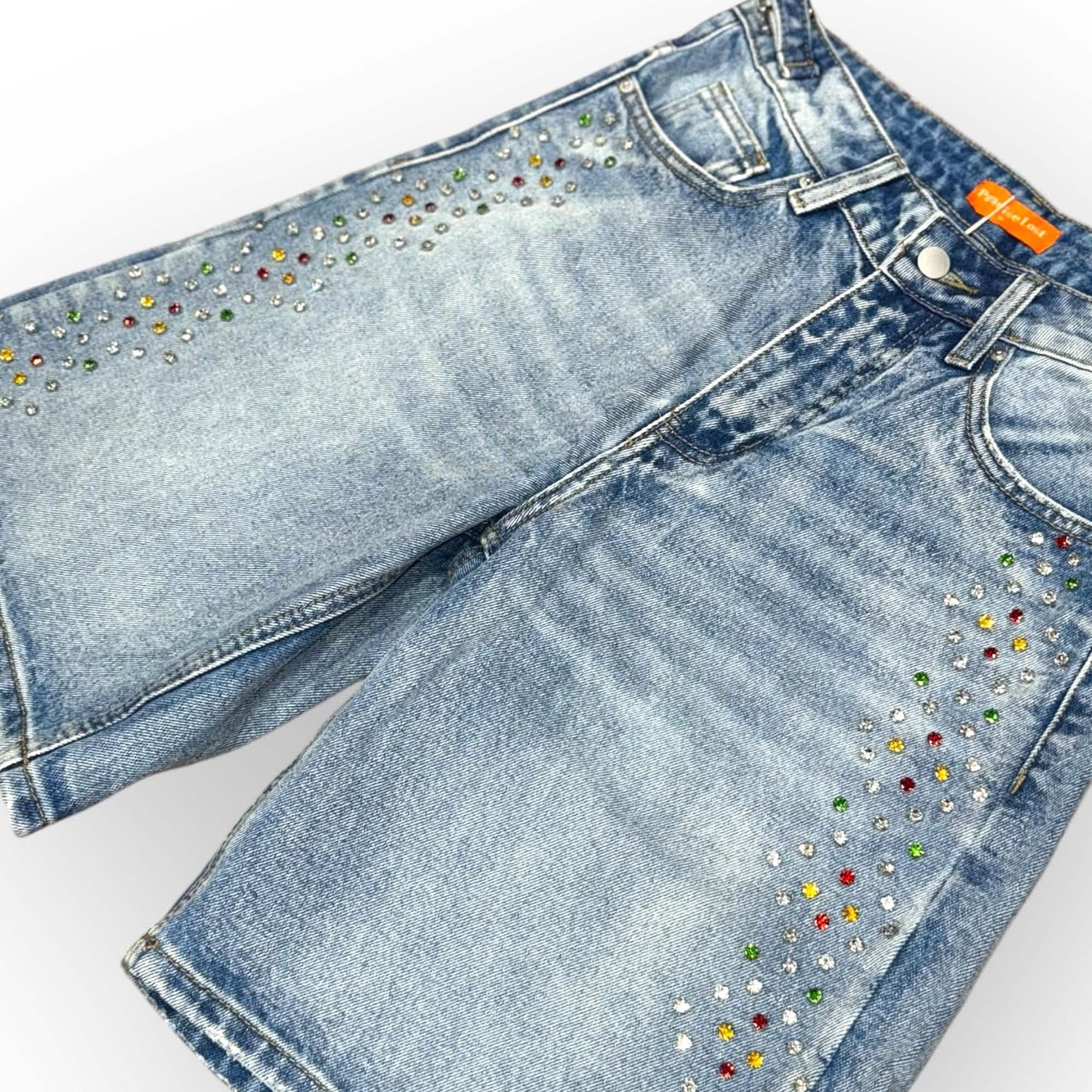 Paradise Lost Bliss Jorts from On Time Fashions â€“ by On Time Fashions Birmingham, Birmingham ALâ€™s 1 fashion store and premier destination for streetwear, suits, kids fashion, and big & tall