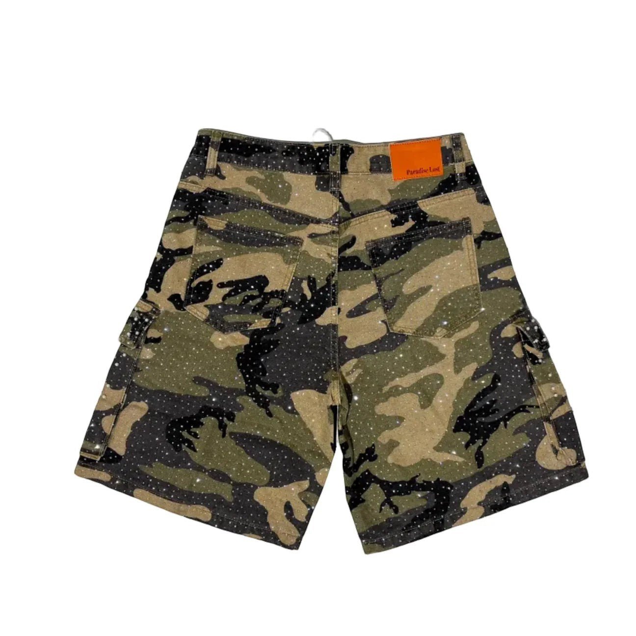 Paradise Lost Camo Diamond Jorts from On Time Fashions – Shorts by Paradise Lost, Birmingham AL’s 1 fashion store and premier destination for streetwear, suits, kids fashion, and big & tall