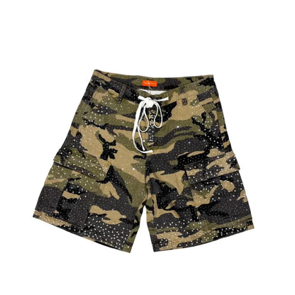 Paradise Lost Camo Diamond Jorts from On Time Fashions – Shorts by Paradise Lost, Birmingham AL’s 1 fashion store and premier destination for streetwear, suits, kids fashion, and big & tall