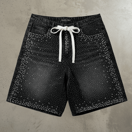 Paradise Lost Onyx Diamond Jorts by Paradise Lost