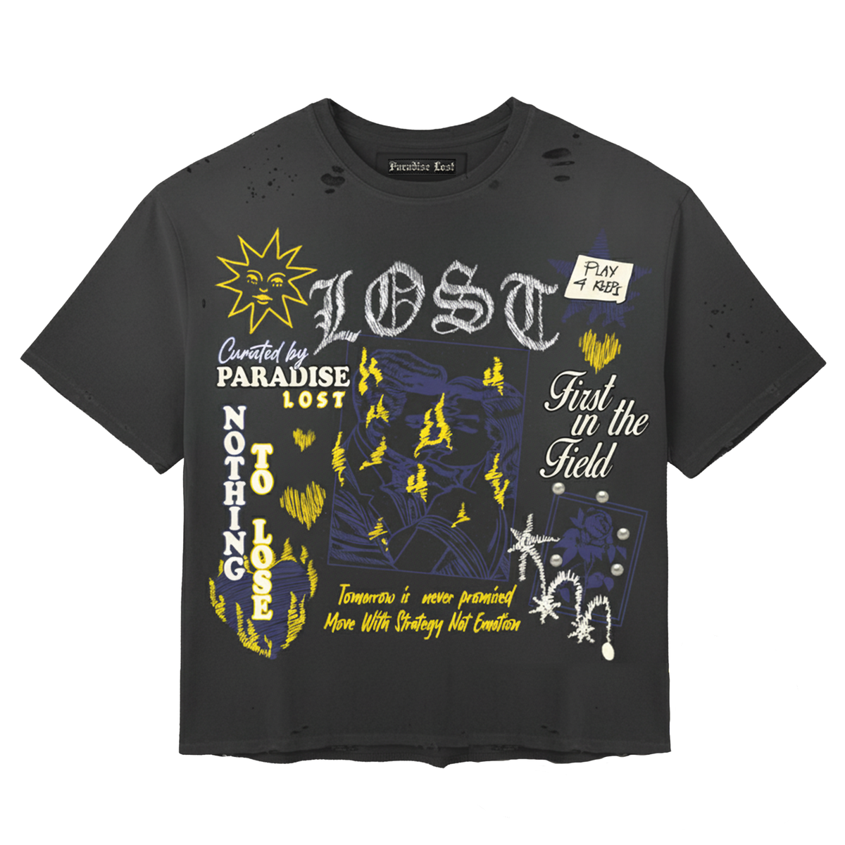 Paradise Lost Hot Plays Tee - Black - front catalog view