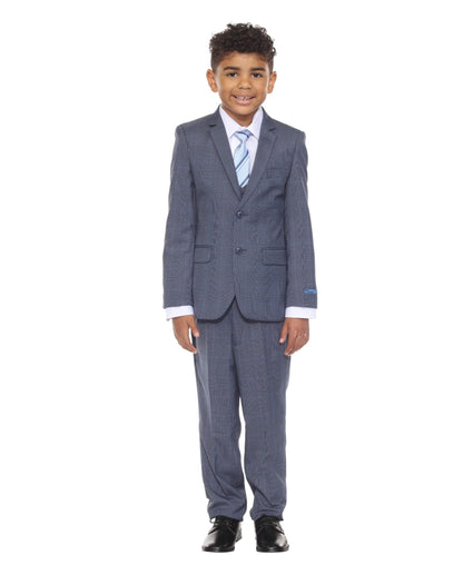 Perry Ellis Boy's 5pc Glenplaid Suit from On Time Fashions – Boys-Suits by Perry Ellis, Birmingham AL’s 1 fashion store and premier destination for streetwear, suits, kids fashion, and big & tall