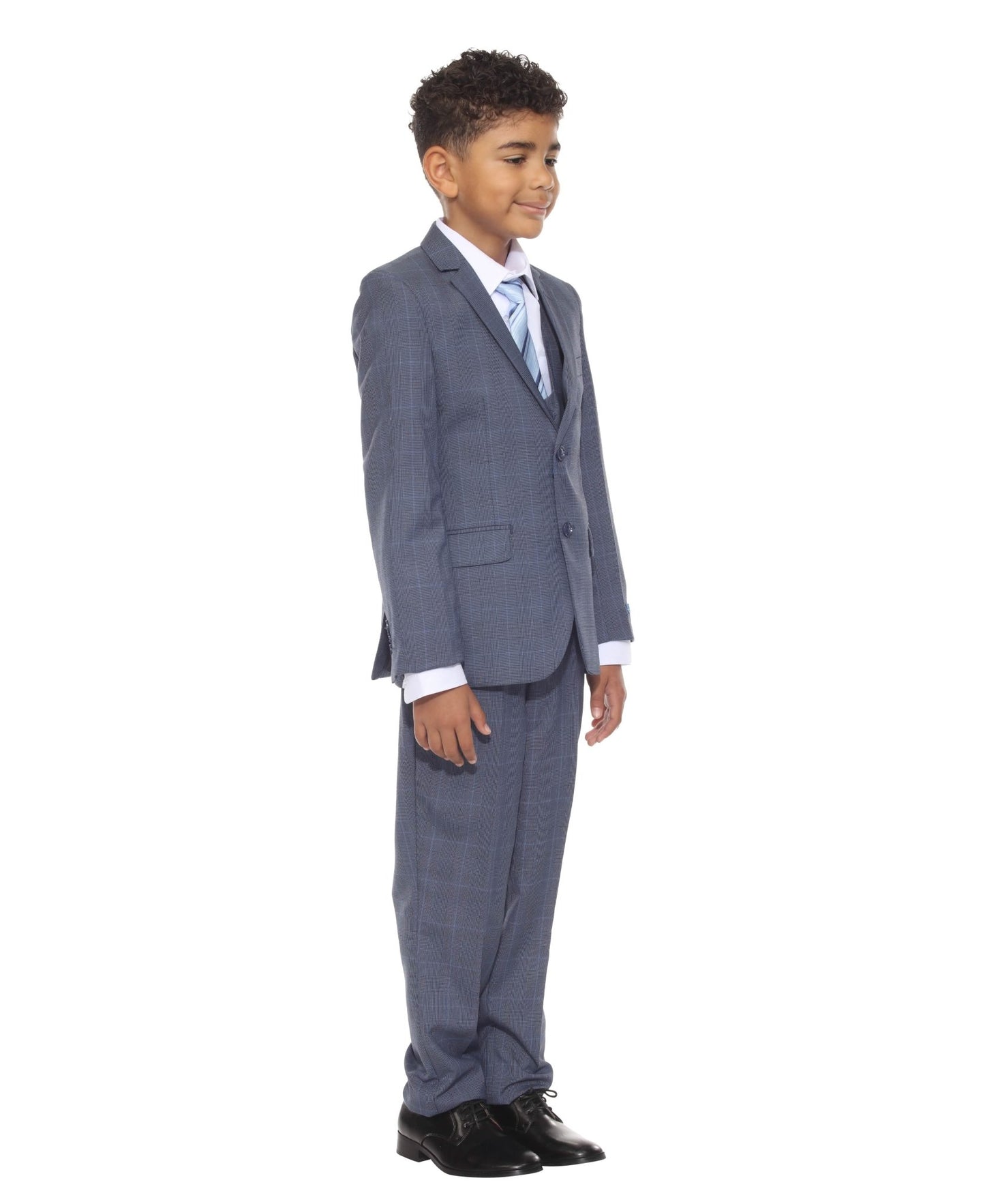 Perry Ellis Boy's 5pc Glenplaid Suit from On Time Fashions – Boys-Suits by Perry Ellis, Birmingham AL’s 1 fashion store and premier destination for streetwear, suits, kids fashion, and big & tall