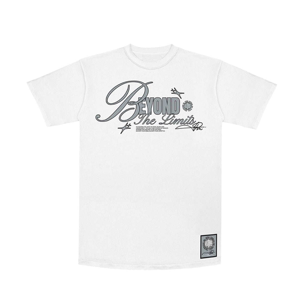 Premium Milano Beyond The Limits Tee - White - front view