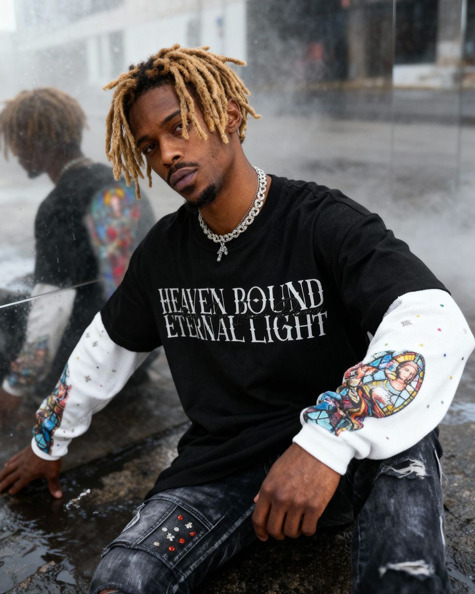 Preme Heaven Bound Tee from On Time Fashions – T-shirts by Preme, Birmingham AL’s 1 fashion store and premier destination for streetwear, suits, kids fashion, and big & tall