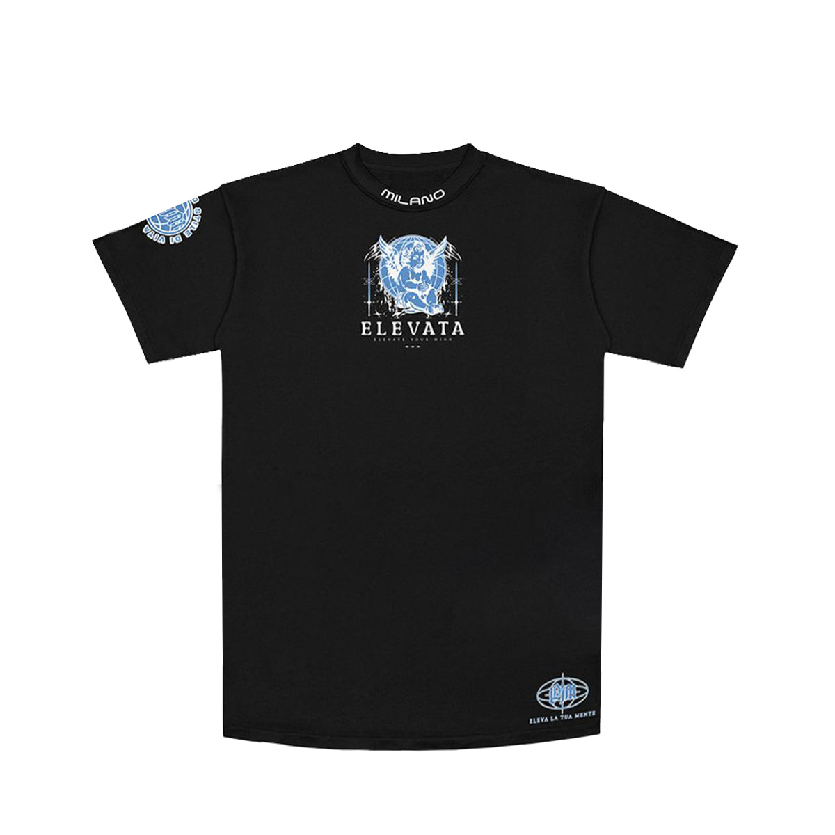 Premium Milano Guard Your Heart Tee - Black - front view