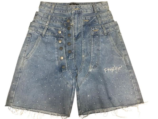 Prestige Triple Waisted Jorts from On Time Fashions â€“ by On Time Fashions Birmingham, Birmingham ALâ€™s 1 fashion store and premier destination for streetwear, suits, kids fashion, and big & tall