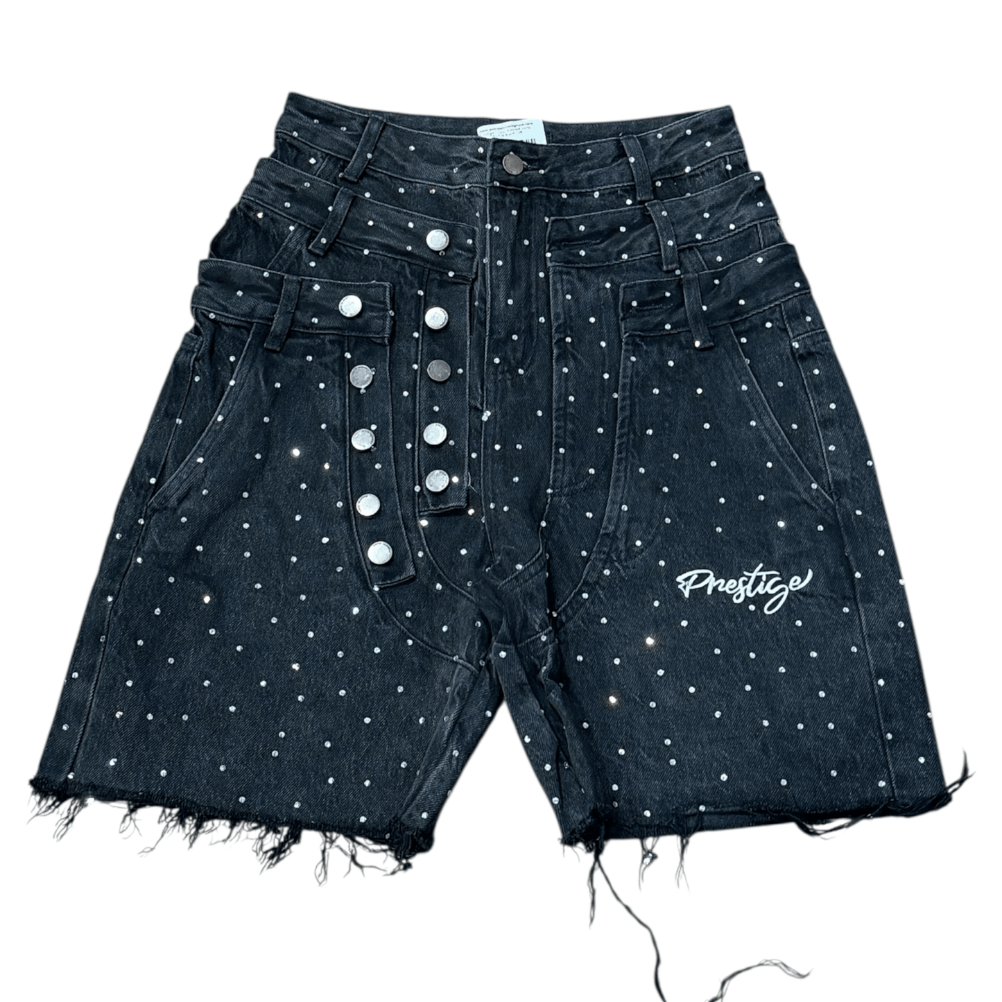 Prestige Triple Waisted Jorts from On Time Fashions – Shorts by Prestige, Birmingham AL’s 1 fashion store and premier destination for streetwear, suits, kids fashion, and big & tall