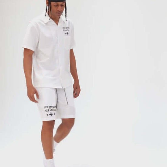 Jordan Craig white See You in Paradise Mechanic Set, available at On Time Fashions in Birmingham, AL. Shop online or in-store.