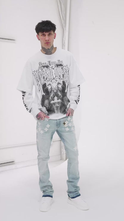 See You in Paradise Heavy Metal Waffle Thermal Tee