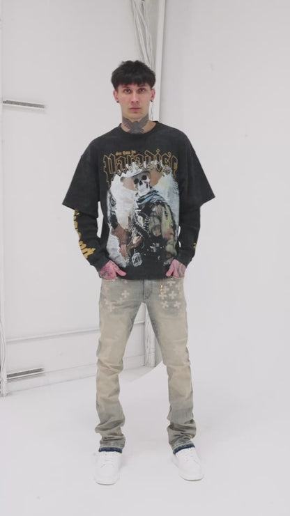 See You in Paradise Outlaw Waffle Thermal Tee