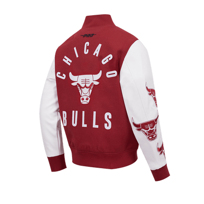 Pro Standard Chicago Bulls All Pro Wool Varsity Jacket – Red/White