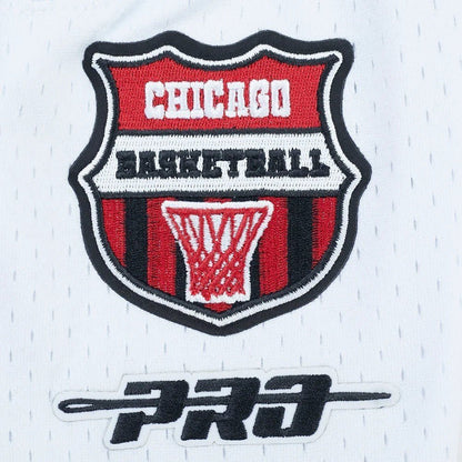 Pro Standard Chicago Bulls Letterman Pro Shorts from On Time Fashions – shorts by Pro Standard, Birmingham AL’s 1 fashion store and premier destination for streetwear, suits, kids fashion, and big & tall